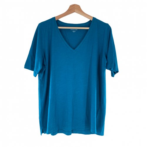 Pre-owned Eileen Fisher T-shirt In Blue