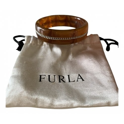 Pre-owned Furla Bracelet In Brown