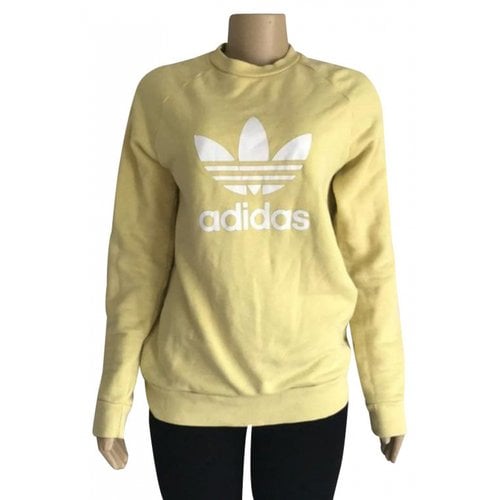 Pre-owned Adidas Originals Jumper In Yellow
