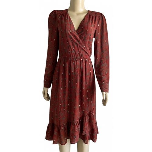 Pre-owned Anthropologie Mini Dress In Red