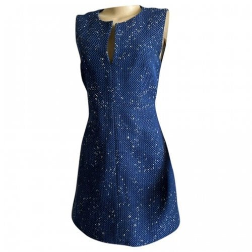 Pre-owned Diane Von Furstenberg Mini Dress In Blue