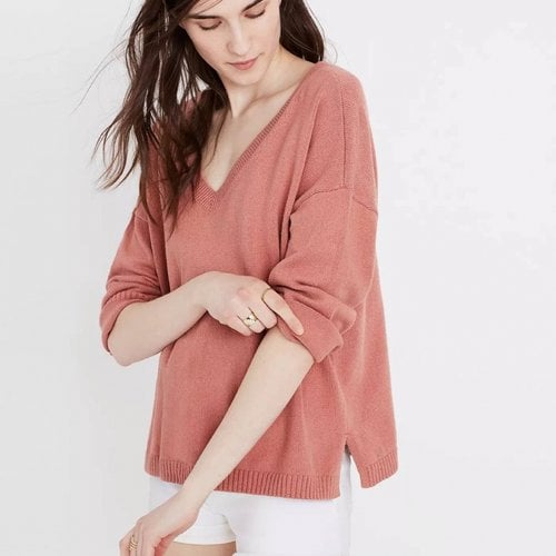 Pre-owned Madewell Jumper In Pink