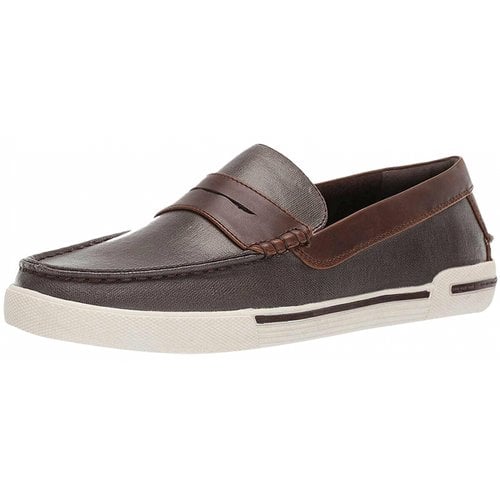 Pre-owned Kenneth Cole Leather Flats In Brown