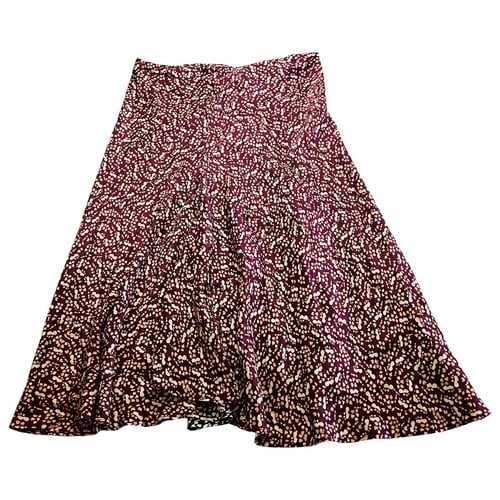 Pre-owned Apiece Apart Silk Mid-length Skirt In Multicolour