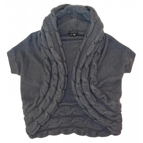 Pre-owned Theory Wool Jumper In Grey