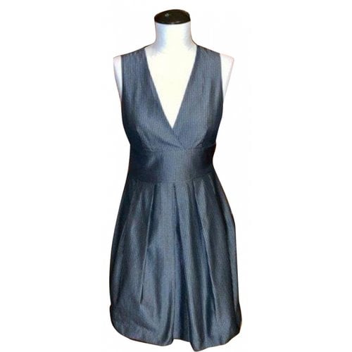Pre-owned Theory Mini Dress In Grey