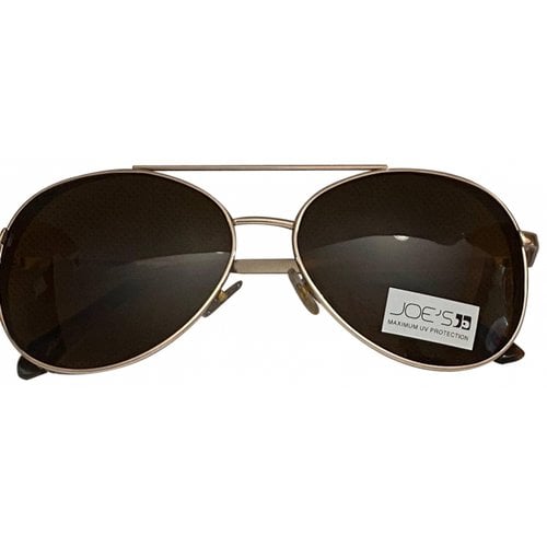 Pre-owned Joe's Sunglasses In Gold