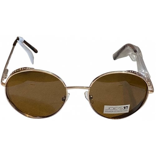 Pre-owned Joe's Sunglasses In Gold