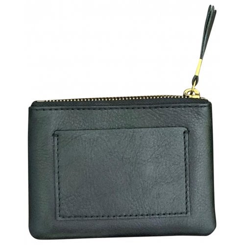 Pre-owned Madewell Leather Wallet In Black