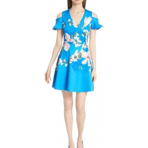 Pre-owned Ted Baker Dress In Blue
