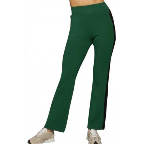 Pre-owned Michi Trousers In Green
