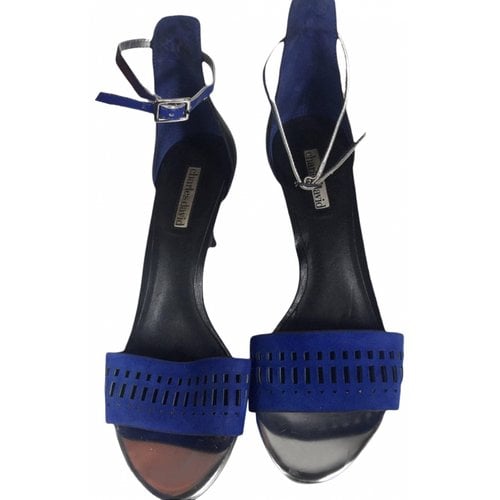 Pre-owned Charles David Sandals In Blue
