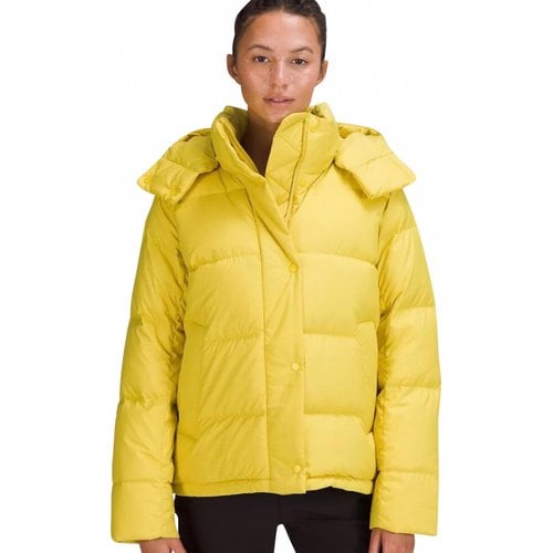 Pre-owned Lululemon Puffer In Yellow