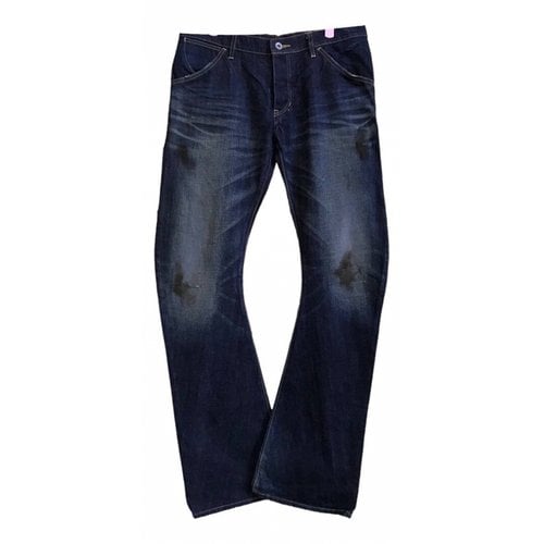 Pre-owned Attachment Jeans In Blue