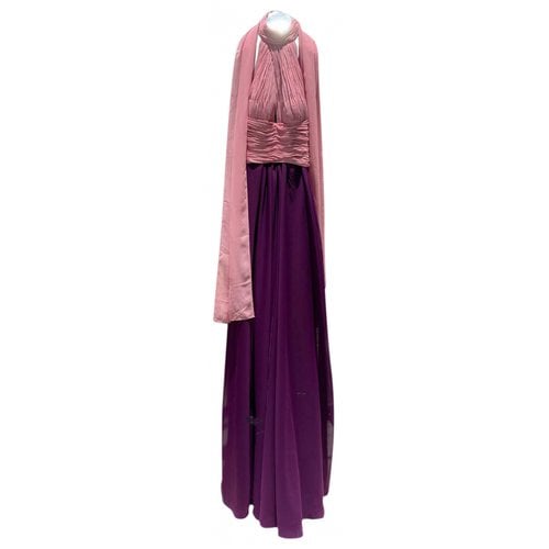 Pre-owned Pronovias Maxi Dress In Pink