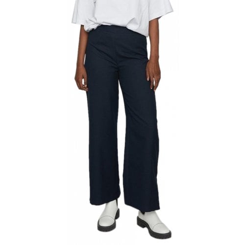 Pre-owned Just Female Trousers In Blue