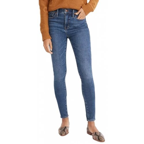 Pre-owned Madewell Slim Jeans In Blue