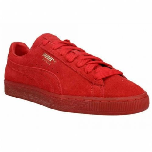 Pre-owned Puma Trainers In Red