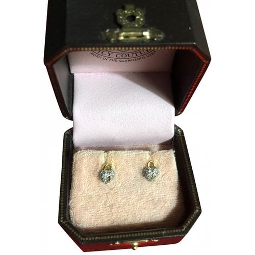 Pre-owned Juicy Couture Earrings In Gold