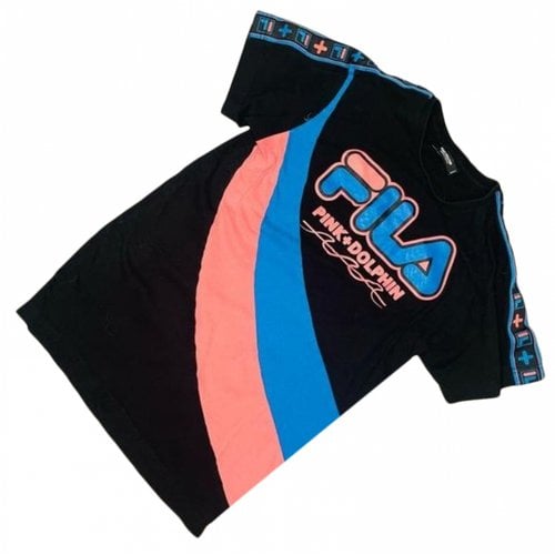 Pre-owned Fila T-shirt In Pink