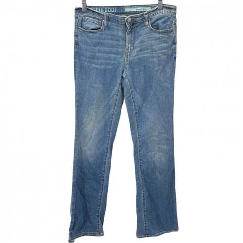 Pre-owned Dkny Bootcut Jeans In Blue