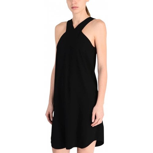 Pre-owned Armani Exchange Maxi Dress In Black