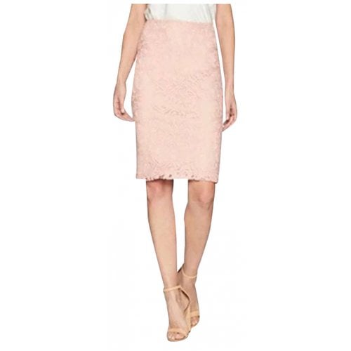 Pre-owned Adrianna Papell Mid-length Skirt In Pink