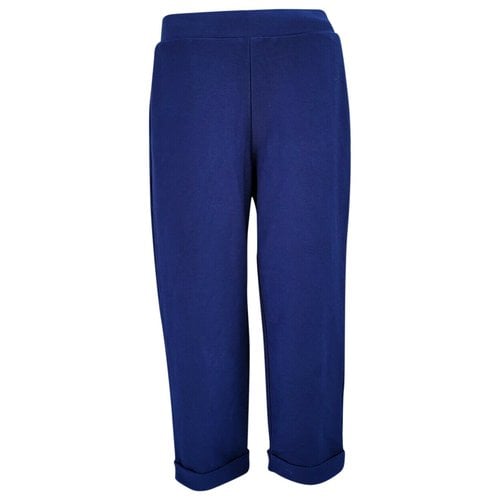 Pre-owned Michael Kors Trousers In Blue