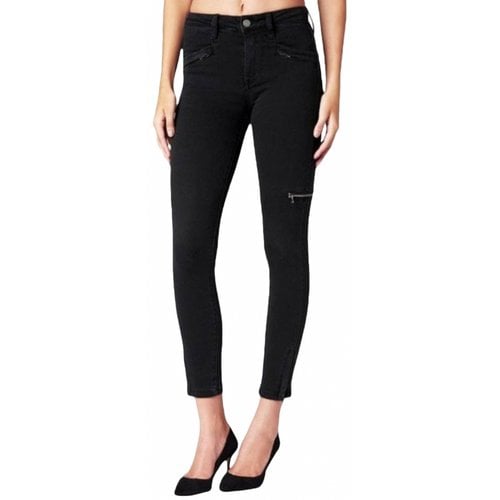 Pre-owned Paige Slim Jeans In Black