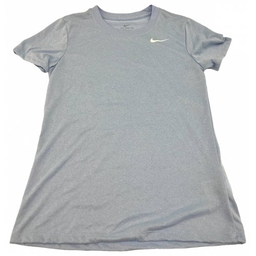 Pre-owned Nike T-shirt In Blue