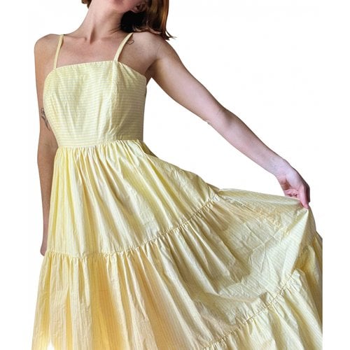 Pre-owned Jcrew Maxi Dress In Yellow