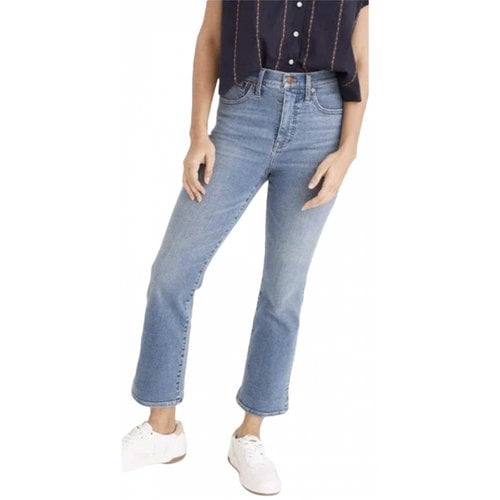 Pre-owned Madewell Bootcut Jeans In Blue