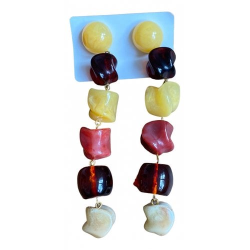 Pre-owned Cult Gaia Earrings In Multicolour