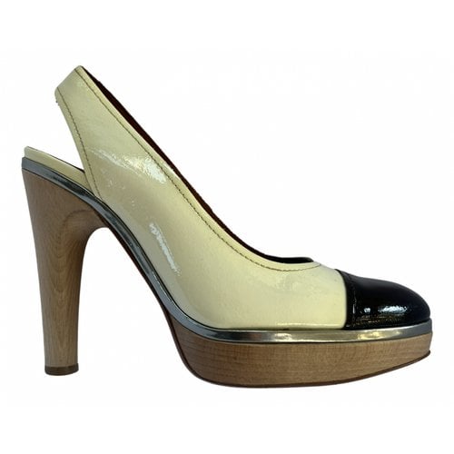 Pre-owned Lanvin Patent Leather Heels In Multicolour