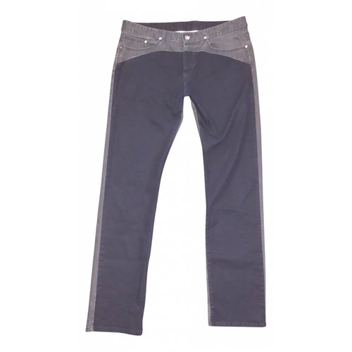 Pre-owned Kenzo Straight Jeans In Grey