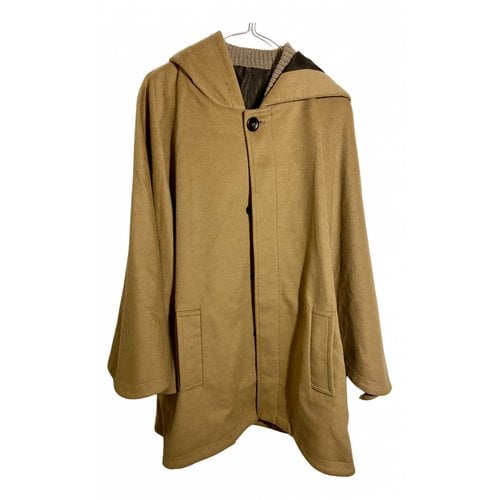 Pre-owned Alessandro Dell'acqua Wool Coat In Beige