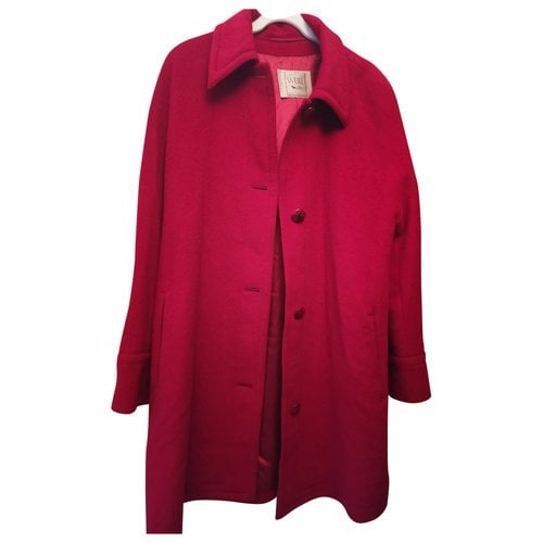 Pre-owned Weill Wool Coat In Red