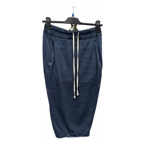 Pre-owned Rick Owens Mid-length Skirt In Blue
