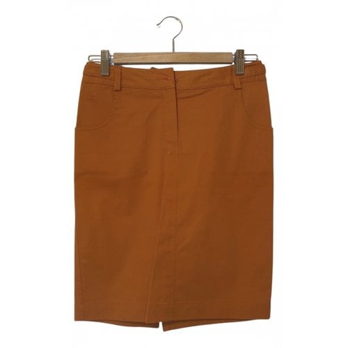 Pre-owned Fay Mini Skirt In Orange