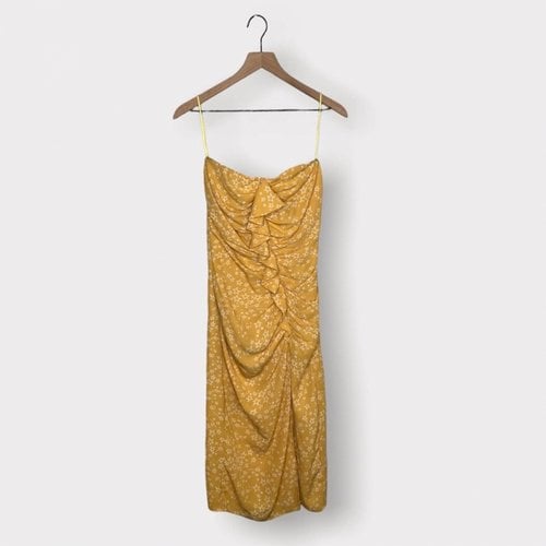 Pre-owned Likely Mid-length Dress In Yellow
