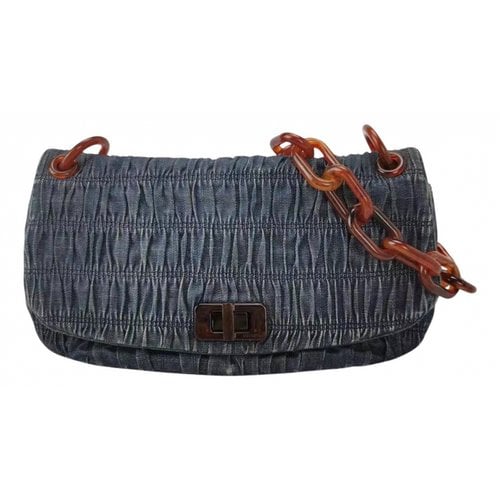 Pre-owned Prada Handbag In Blue