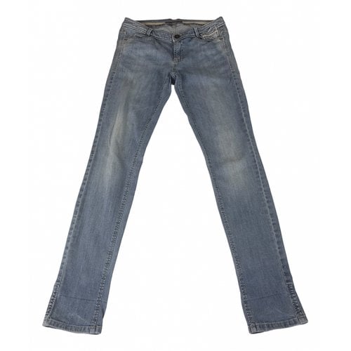 Pre-owned Marc Cain Slim Jeans In Blue