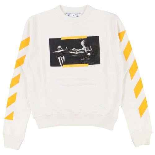 Pre-owned Off-white Sweatshirt In White
