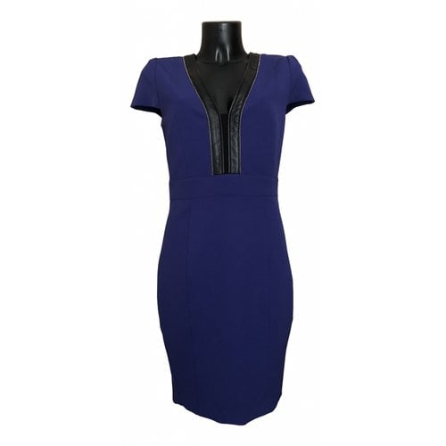 Pre-owned Atos Lombardini Mid-length Dress In Purple
