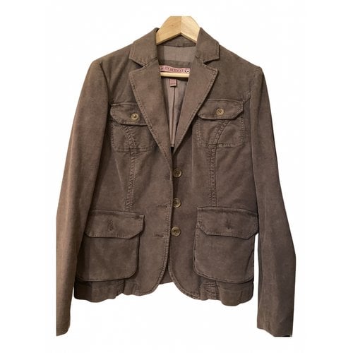 Pre-owned Jeckerson Short Vest In Brown