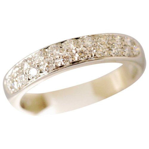 Pre-owned Boucheron White Gold Ring In Silver