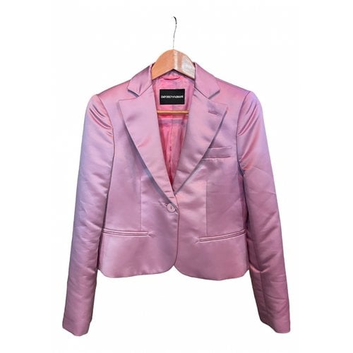 Pre-owned Emporio Armani Blazer In Pink