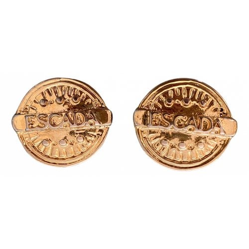 Pre-owned Escada Earrings In Gold
