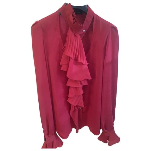 Pre-owned Mangano Blouse In Red