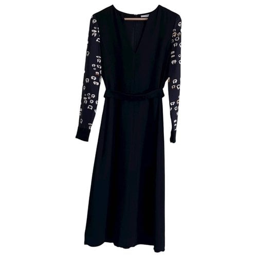 Pre-owned Victoria Beckham Maxi Dress In Black